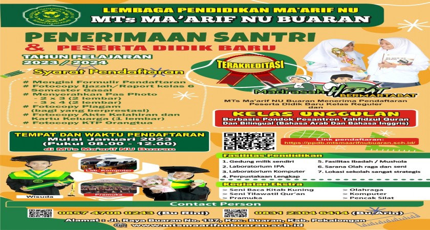 Penerimaan Peserta Didik Baru 2023-2024