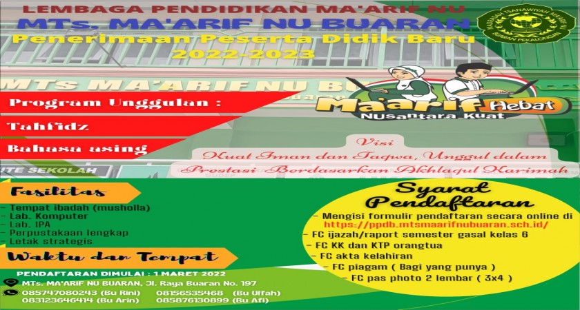 Penerimaan Peserta Didik Baru 2022-2023