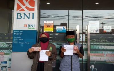 Peserta didik MTs Ma'arif NU Buaran mendapat beasiswa PIP dari Kemenag