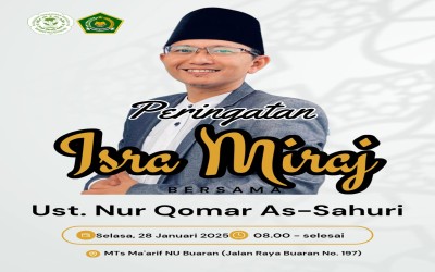 Bersama Ustadz Nurul Qomar As Sahuri: Madrasah Gelar Peringatan Isra Mi'raj, Ajak Siswa Meneladani Perjuangan Nabi